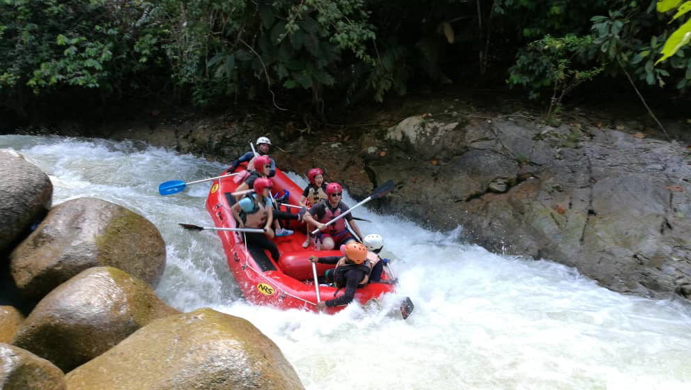 water rafting with kids